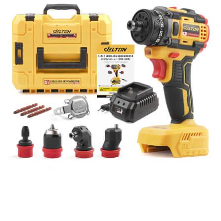 สว่านไร้สาย (เฉพาะตัวเครื่อง) DELTON รุ่น DSL-330 เปลี่ยนหัวได้ 5 แบบ_0